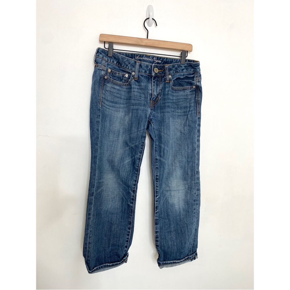 American Eagle Outfitters Blue Cropped Jeans